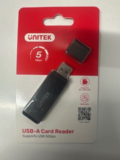 UNITEK USB-A Card Reader, 5 Gbps