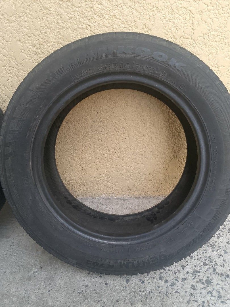 Used vios tires (Category: Mags and Tires) located in Las Pinas. Submitted by highlyfavored66 (Listing ID 1410090913, Image 3). Description: Used Vios tires for sale. 50% thread life. Expired, ideal for spare use. Size: 165x65x14. Contact for inquiries..