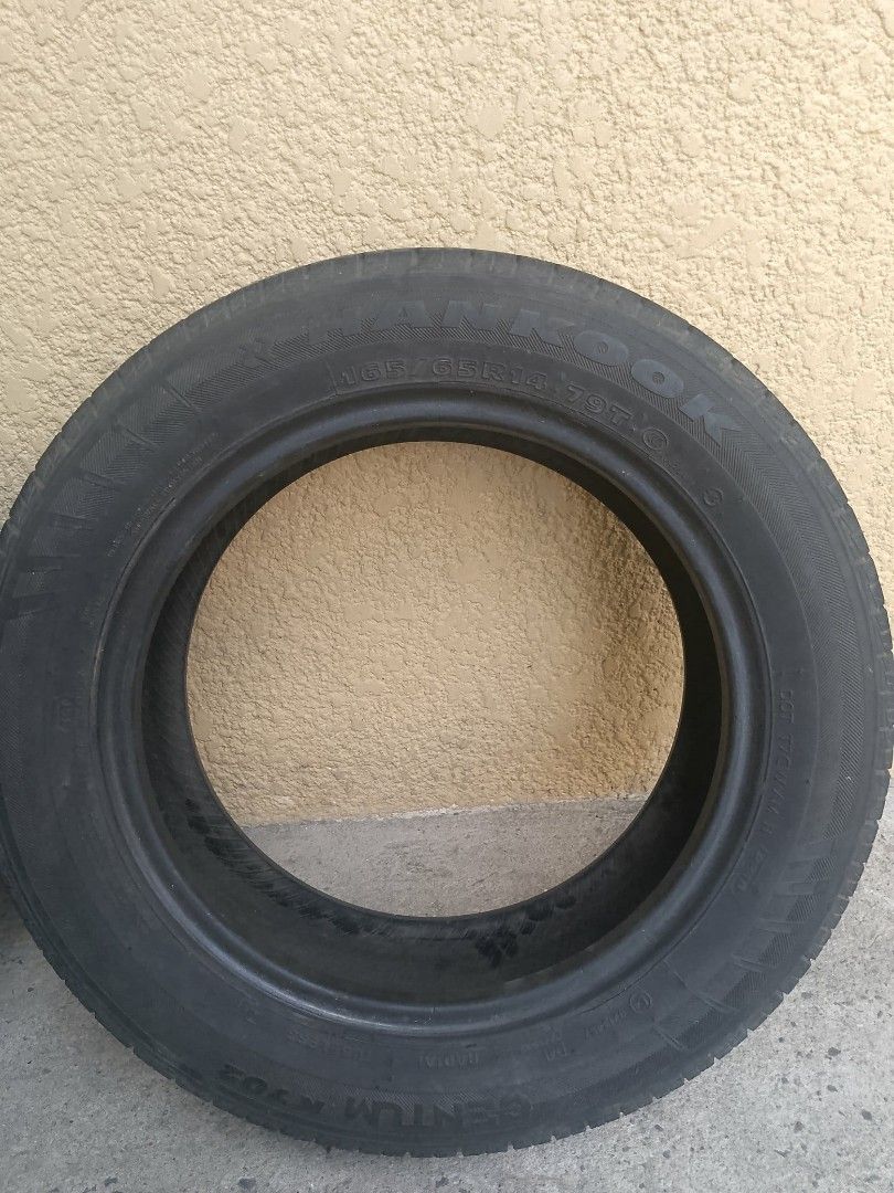 Used vios tires (Category: Mags and Tires) located in Las Pinas. Submitted by highlyfavored66 (Listing ID 1410090913, Image 2). Description: Used Vios tires for sale. 50% thread life. Expired, ideal for spare use. Size: 165x65x14. Contact for inquiries..