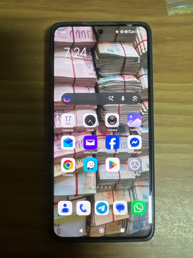 Xiaomi (Category: Xiaomi) located in Singapore. Submitted by garfi31d (Listing ID 1410183613, Image 1). Description: Phone is on screen protector, camera protector and cover since day 1. Also comes with xiaomi 120w fast charger. Self collect only..