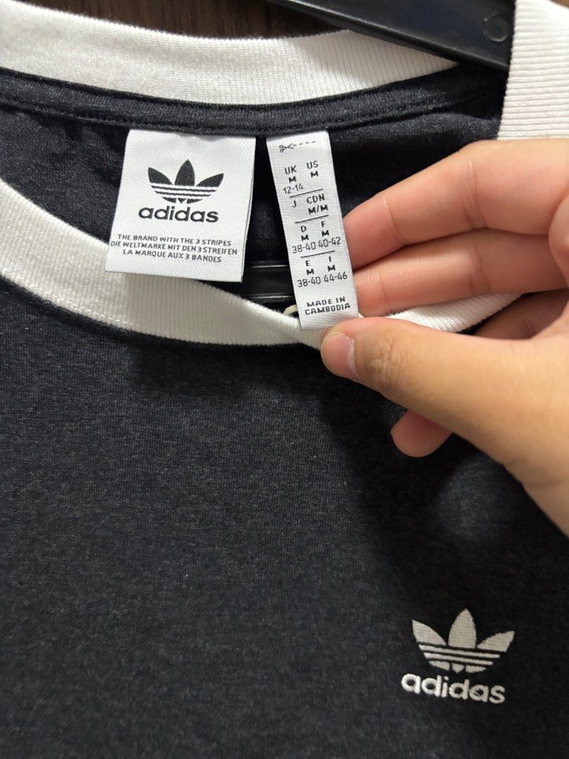 Adidas - 3-Stripes Slim Raglan Tee (Category: Shirts) located in Manila. Submitted by amrtn (Listing ID 1410281106, Image 2). Description: .