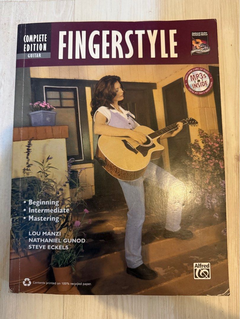 Alfred Fingerstyle Guitar Complete Edition, 興趣及遊戲, 音樂、樂器& 配件, 樂器- Carousell