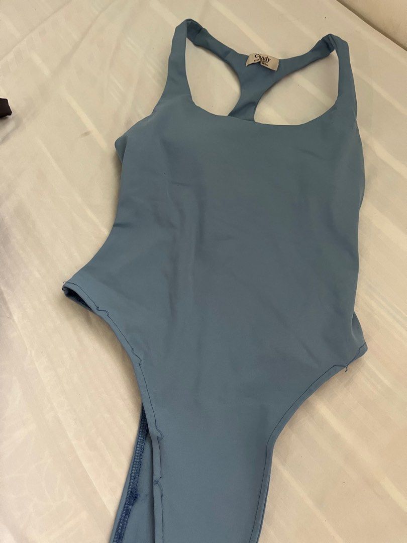Candy Bodysuit Bundle Dark Gray and Blue (Category: Others Tops) located in Quezon City. Submitted by andreasy2 (Listing ID 1410357204, Image 3). Description: TAKE BOTH FOR 250 - Candy Bodysuit from tiktok shop - no when worn, LAST PRICE POSTED - Available in Blue and dark gray - Racerback style - Snap closure at the bottom - Comfortable fit - Great for layering or casual wear.