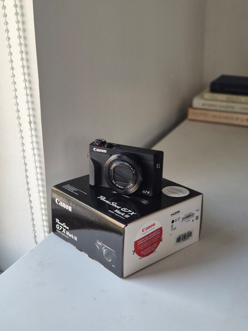 Canon G7x Mark iii (Category: Security Systems & CCTV Cameras) located in Makati City. Submitted by jmsobrevilla (Listing ID 1410301957, Image 1). Description: Brand new Canon G7X Mark III (local stocks) with a full 3-year warranty, super fresh. Can meet up in malls or ship via Grab or LBC, whichever is easier for you. If you’ve got any questions, just message me… I’ll answer fast, pinky swear 😳💞 .