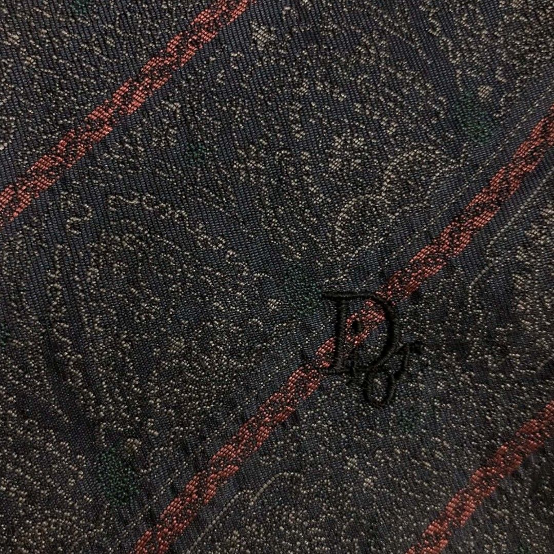 Christian Dior Silk Necktie (Category: Luxury Accessories) located in Bulacan. Submitted by wearandwanted (Listing ID 1410319713, Image 2). Description: 140 cm length FREE J&T SHIPPING for every PHP 2,000 worth of clothing items/ accessories purchased MOP: GCash/ Maya.