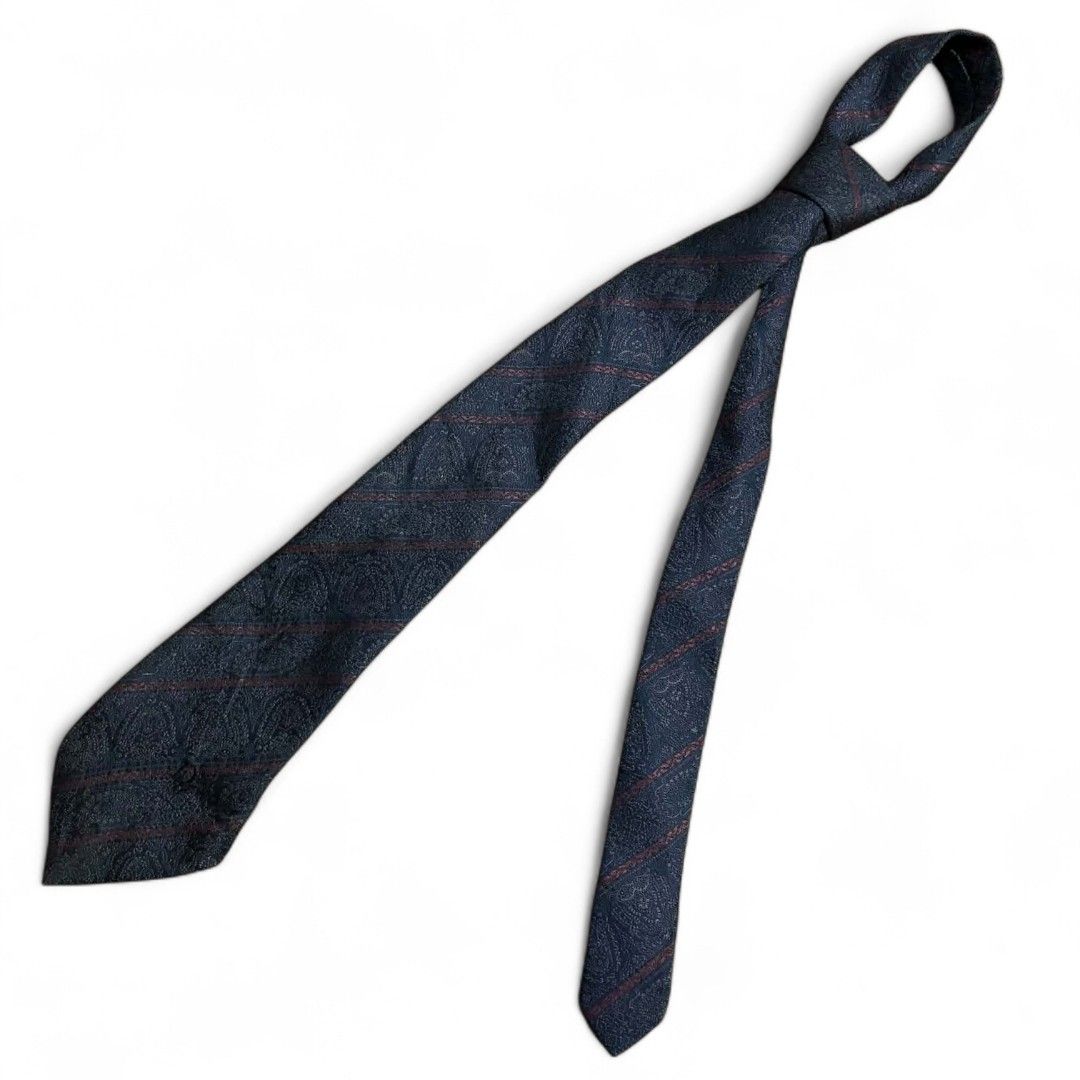 Christian Dior Silk Necktie (Category: Luxury Accessories) located in Bulacan. Submitted by wearandwanted (Listing ID 1410319713, Image 1). Description: 140 cm length FREE J&T SHIPPING for every PHP 2,000 worth of clothing items/ accessories purchased MOP: GCash/ Maya.