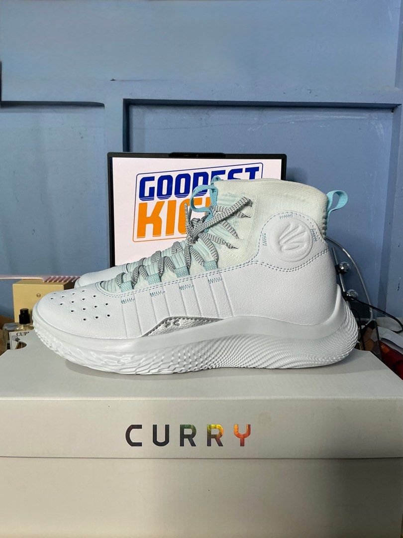 Curry 4 Flotro ‘Pisces’ (Category: Sneakers) located in Makati City. Submitted by GoodestKicks (Listing ID 1410301049, Image 2). Description: Size 8.5 Brand New Deadstock.