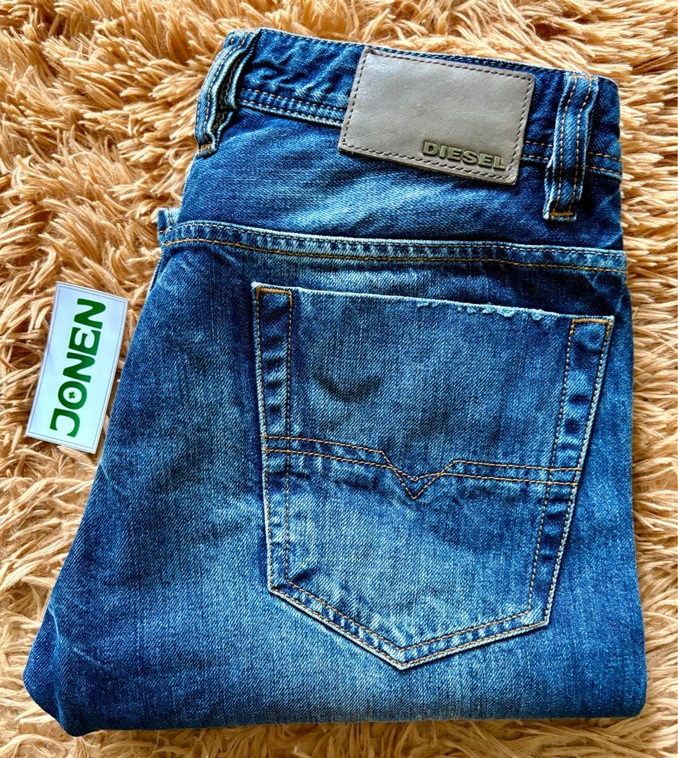 Diesel Viker Straight Jeans (Category: Jeans) located in Cavite. Submitted by SOLEBEN (Listing ID 1410275985, Image 1). Description: High Rise, Stretchable Color: Acid Light Lilac Price: 950.00 Used: Excellent/Good as New Actual Measurements: W28-30 Inseam-30 Hem-6 Total Length-41 Color may vary due to Lighting. .