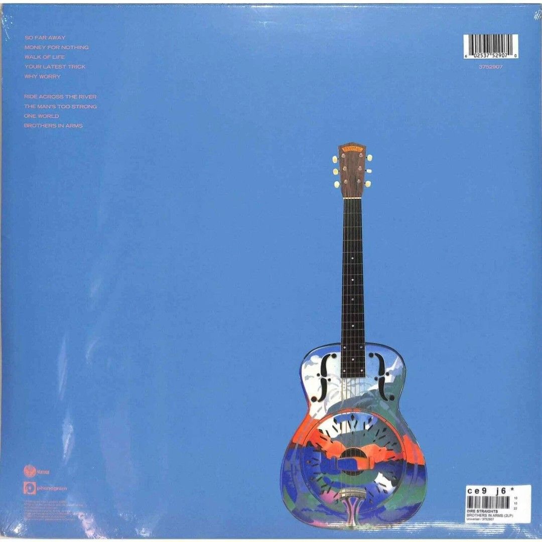 Dire Straits - Brothers In Arms 2LP (Category: Vinyls) located in Manila. Submitted by jhenaloymerchandise (Listing ID 1410312935, Image 2). Description: Dire Straits - Brothers In Arms 2LP = ₱5,500 Brand New sealed made in Germany.