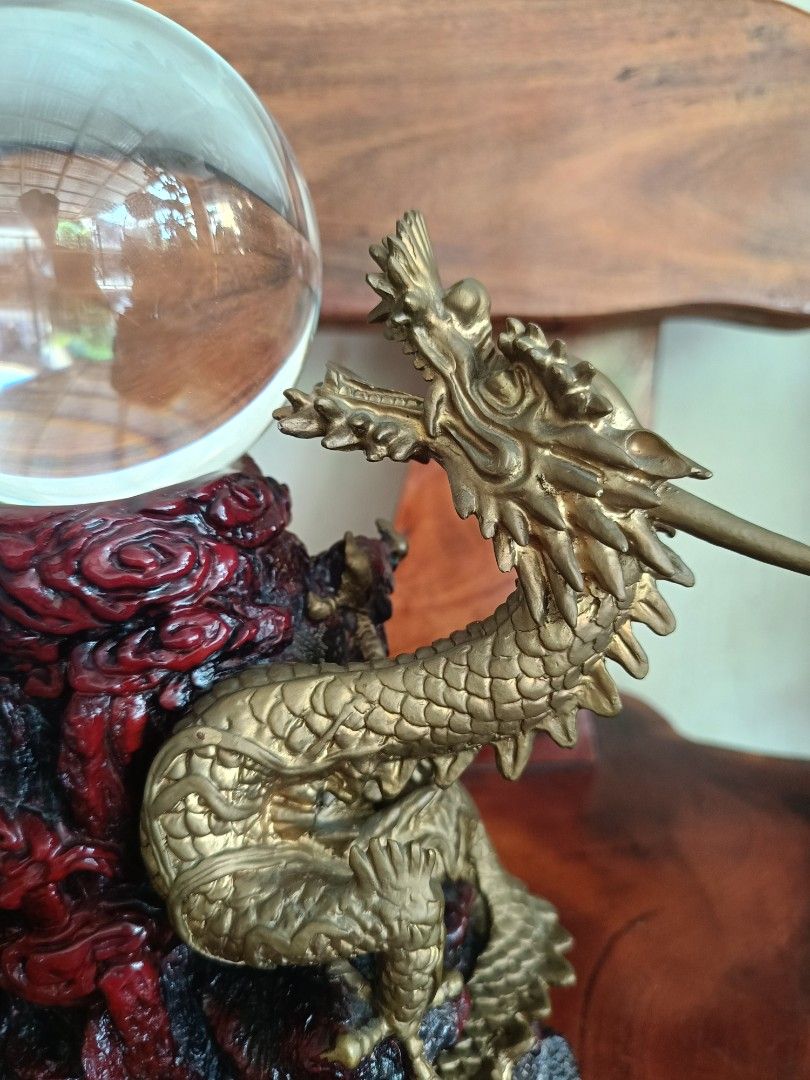 Double Rising Dragon Solid Resin Statue, 7.5kg (Category: Figurines & Statues) located in Imus. Submitted by ABrielleC (Listing ID 1410369252, Image 3). Description: Heavy Solid Resin Material Height-12in Length-13in Width-6in Weight-7.5kg No damage First to pay Loc Imus Cavite.