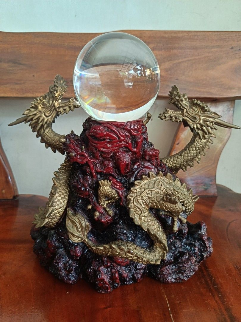 Double Rising Dragon Solid Resin Statue, 7.5kg (Category: Figurines & Statues) located in Imus. Submitted by ABrielleC (Listing ID 1410369252, Image 1). Description: Heavy Solid Resin Material Height-12in Length-13in Width-6in Weight-7.5kg No damage First to pay Loc Imus Cavite.