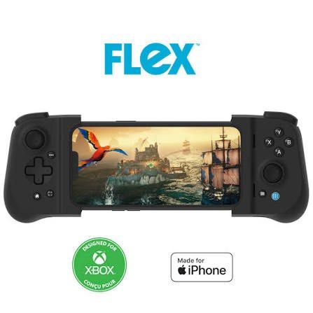 Gamevice Flex iPhone Controller (Category: Controllers) located in Singapore. Submitted by iloveminecraft_ (Listing ID 1410189818, Image 1). Description: - Works with iPhone models with lightning cable - Does not require battery to use - All accessories included with box - No damage to product - Compatible with iPhone with case included - Manufacturer does not produce this controller anymore, product more scarce.