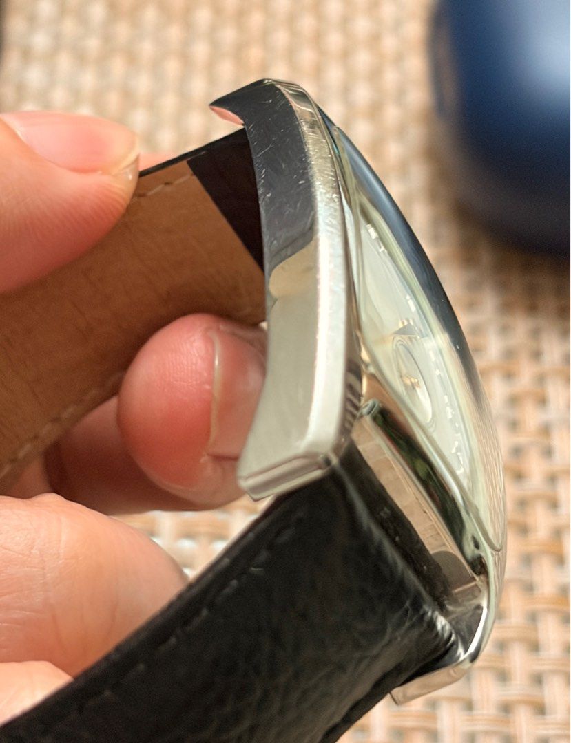 Hamilton Boulton H135110 (Category: Men's Watches) located in Quezon City. Submitted by rofervic (Listing ID 1410242806, Image 3). Description: Hamilton Boulton Ref. H135110 Dimensions: 32mm x 38mm Movement: Quartz Crystal: Mineral Water Resistance: 30M Design type: Tank Watch / Art Deco With replacement strap only: Hirsch Condition: 1. Used 2. With visible signs of usage 3. No box .
