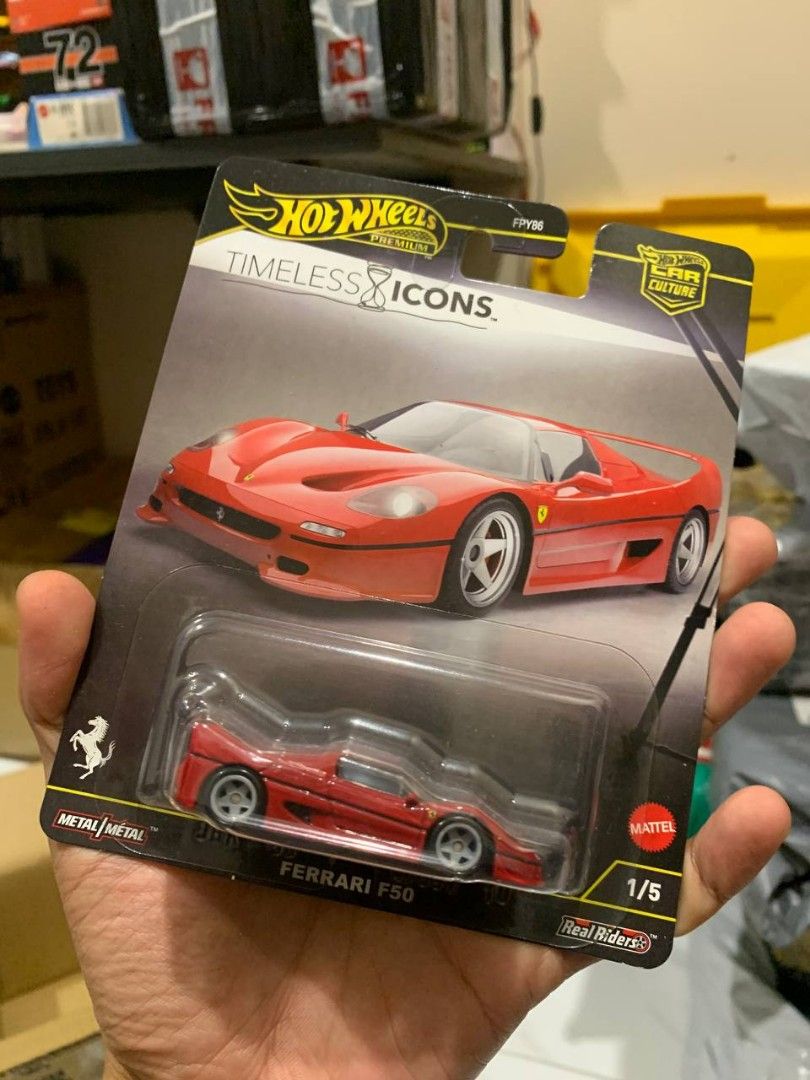 Hot Wheels Timeless Icons Ferrari F50, Hobbies & Toys, Toys & Games on ...