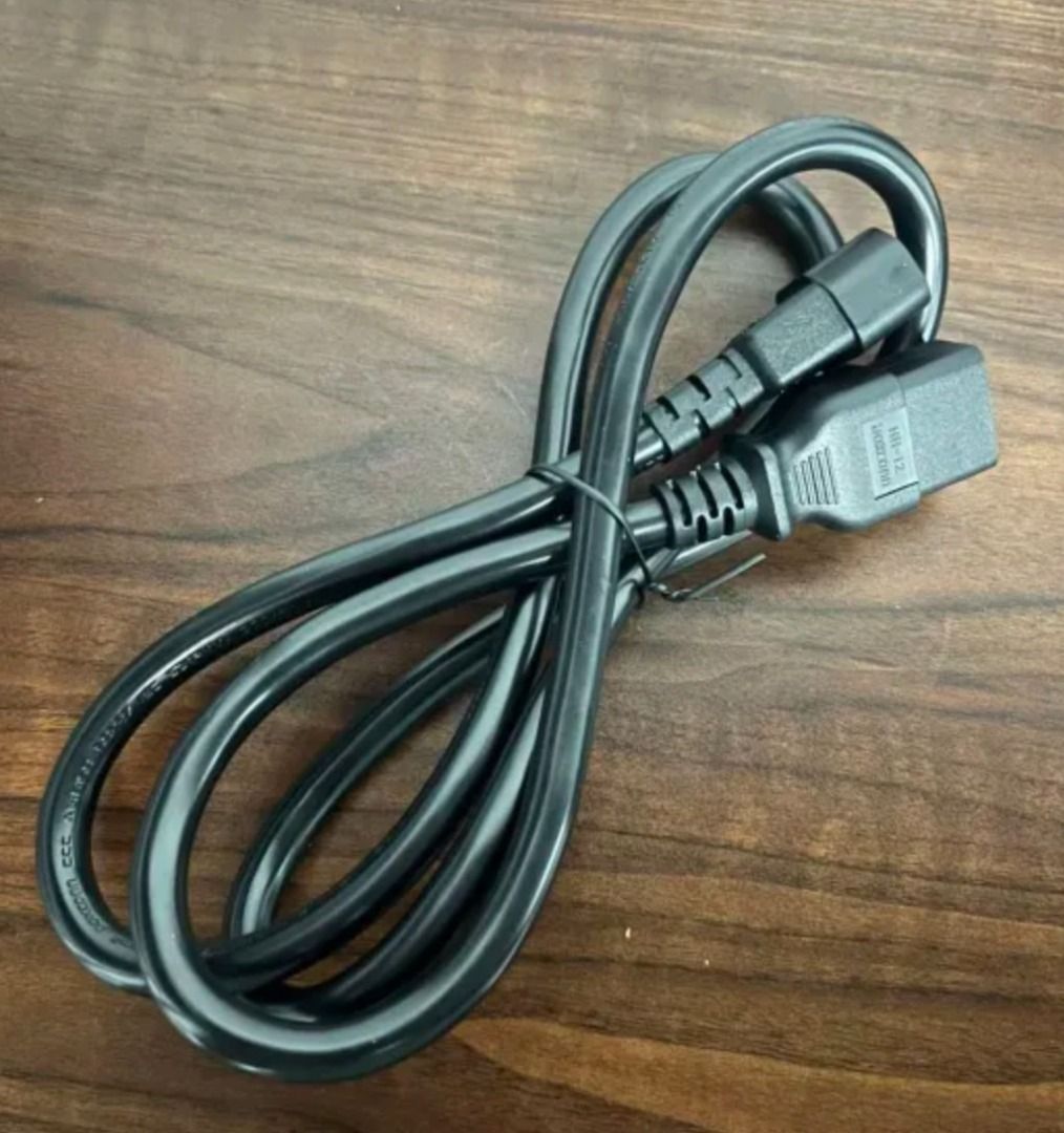 IEC320 C19 TO IEC320 C14 POWER CONNECTOR / CABLE (Category: Office & Business Technology) located in Makati City. Submitted by 1wanph (Listing ID 1410236326, Image 2). Description: Sale-VAT included! Delivery Fee not included. Original Price: Php 1,100 C19 to C14 Power Cord Connects Computers, Servers and Other Network Devices. This C14 to C19 cable is designed for small data center or office workstation applications that do not require a heavy g