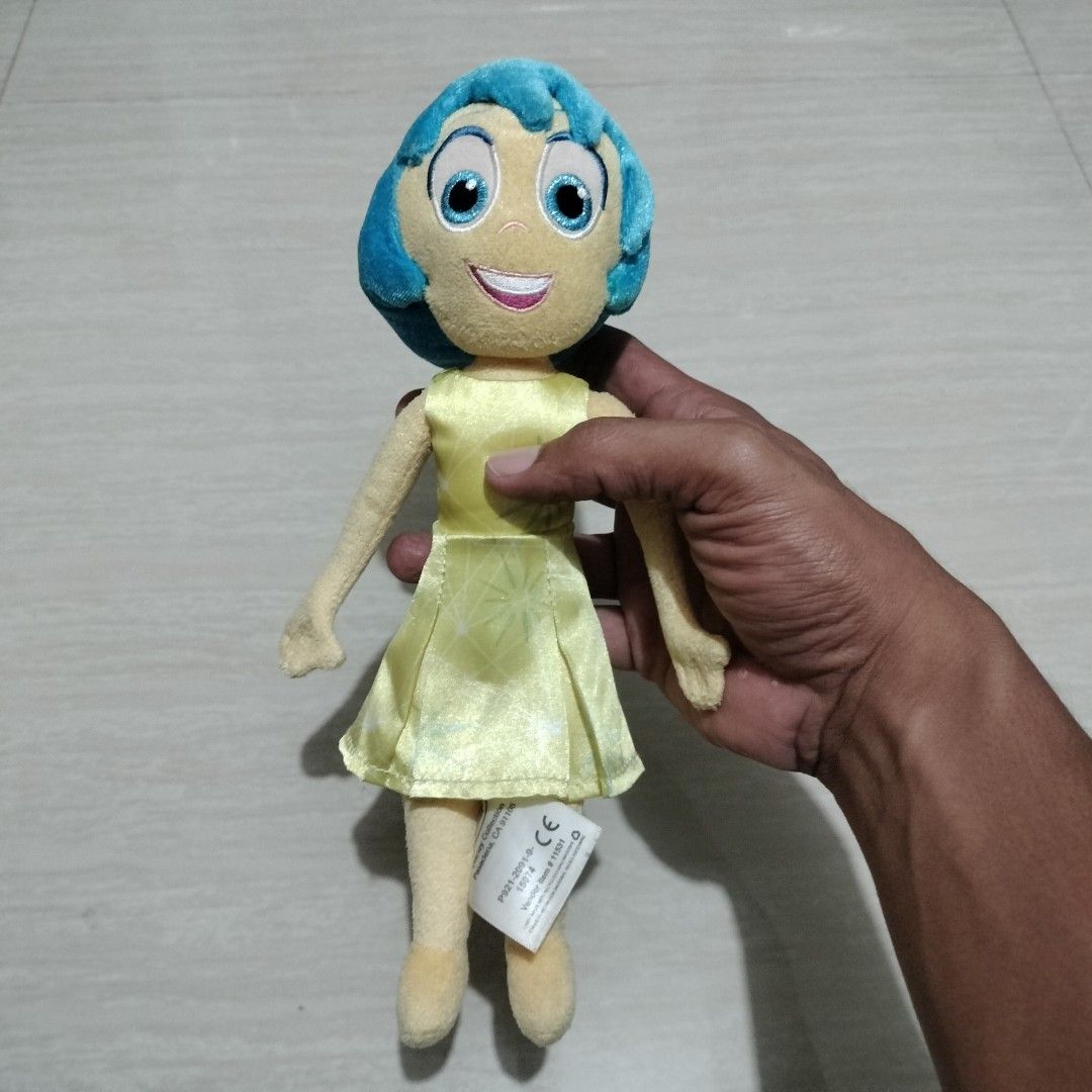 INSIDE OUT "JOY" stuffed toy (Category: Plushies & Soft Toys) located in Sariaya. Submitted by social_animalz (Listing ID 1410336331, Image 1). Description: 10.5 inches height shipping fee is not included.