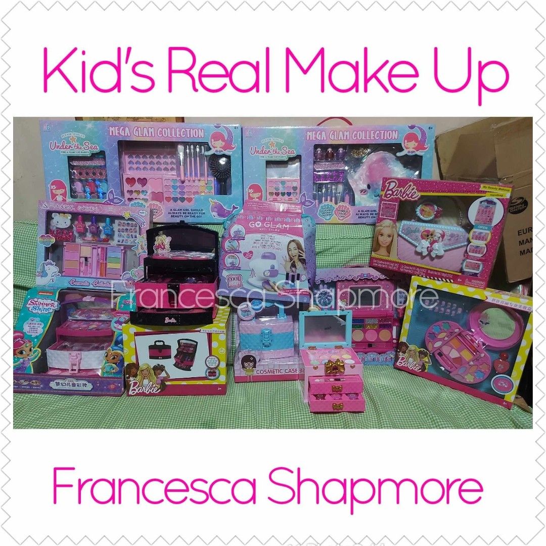 Kids make up, kids cosmetics (Category: Makeup) located in Caloocan City. Submitted by francesca_shapmore (Listing ID 1410285039, Image 1). Description: price starts at 500 and up! real nake up all hypoallergenic.