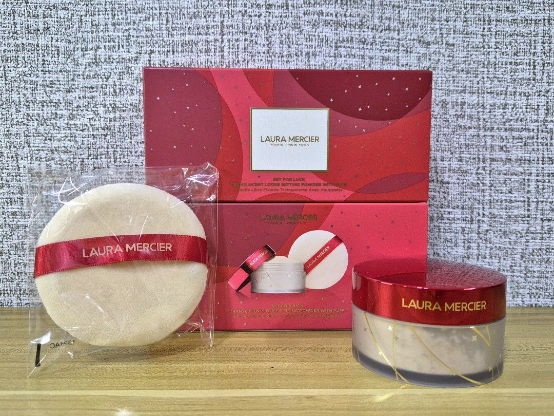 Laura Mercier Translucent Setting Powder 28g with Puff (Category: Makeup) located in Manila. Submitted by arianne0828 (Listing ID 1387513033, Image 1). Description: brand new with box regular size translucent powder 29g Lunar New Year Edition pickuo Binondo Manila Mop Gcash Bdo Bpi.