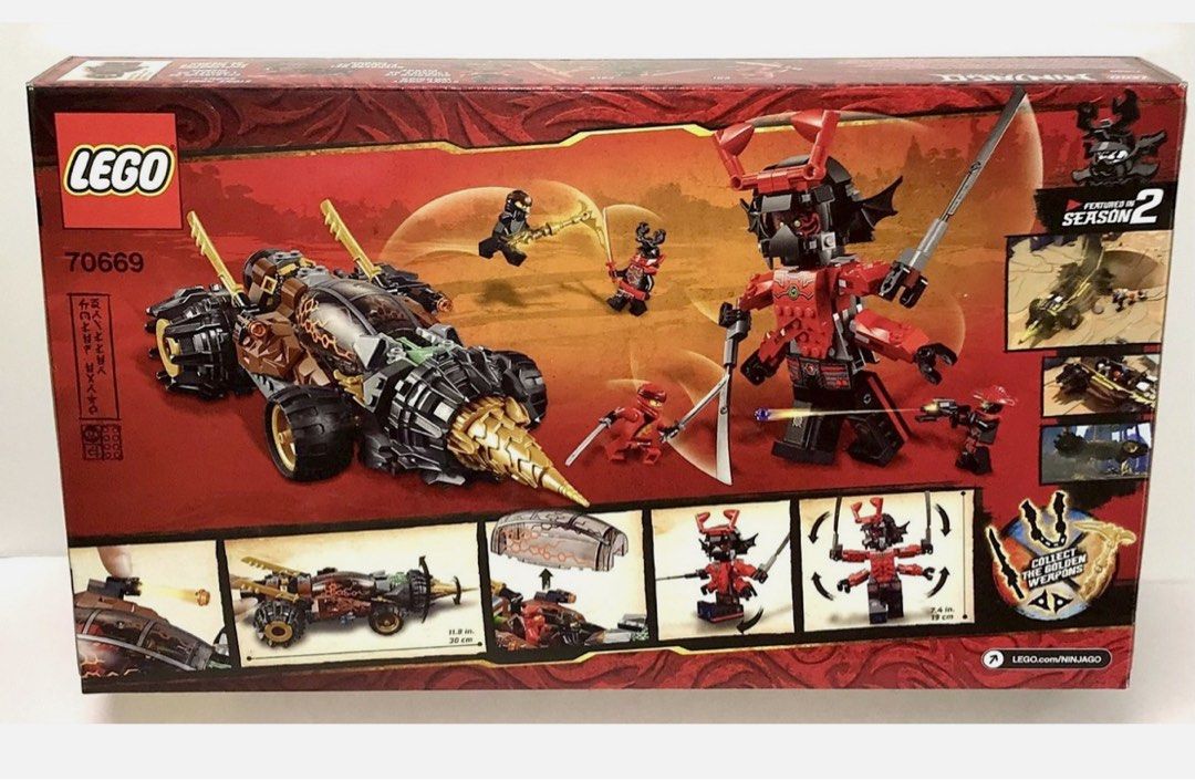 LEGO Ninjago Legacy Cole's Earth Driller 70669, Hobbies & Toys, Toys ...