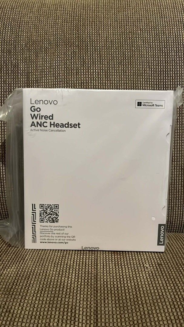 Lenovo Go Wired ANC Headset (Category: Headphones & Headsets) located in Cavite. Submitted by abconsuelo (Listing ID 1410276285, Image 1). Description: FS Unopened Lenovo Go Wired ANC Headset Very good for workplace usage, certified for MS Teams RFS got the same item Mandaluyong area (helping my GF to sell this Item.) Can do lalamove.