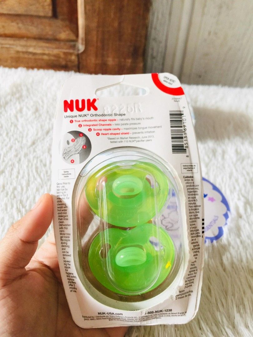 Nuk soothie pacifier 0-3 months (Category: Soothers & Pacifiers) located in Tuguegarao City. Submitted by kikay.store.ph30 (Listing ID 1410274200, Image 2). Description: ❗NEW ARRIVAL❗🇱🇷 Nuk soothie pacifier 0-3 months Condition : brandnew sealed Price: 200 each MOP: GCASH, BDO, MOD: SCO FOR SHIPPING PURPOSE, BUS SHIPPING, JNT, LBC ♥️ 1 day reservation ONLY ♥️ No to rush shipping ♥️ No free shipping ♥️ No return no exchange ♥️ No to long reserva