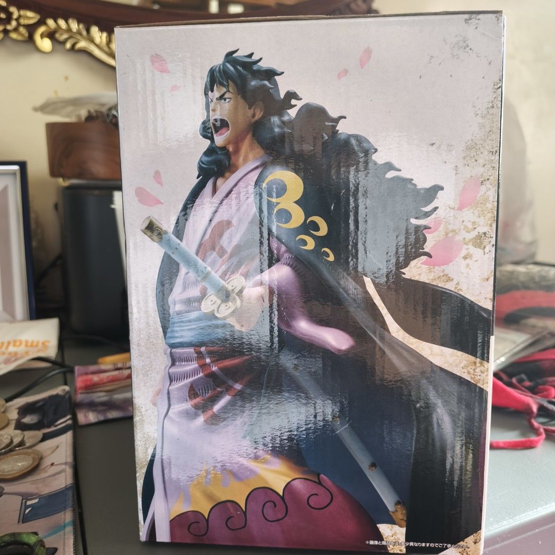One Piece Masterlise EXPIECE Momonosuke (Category: Figurines & Statues) located in Plaridel. Submitted by dragonskeep (Listing ID 1410237256, Image 2). Description: -Momonosuke figure from the One Piece -Masterlise EXPIECE series -Last One Version -The figure comes in its original box. The box has Japanese text and the Bandai Namco logo. -Mint in Box -Item only opened for inspection.