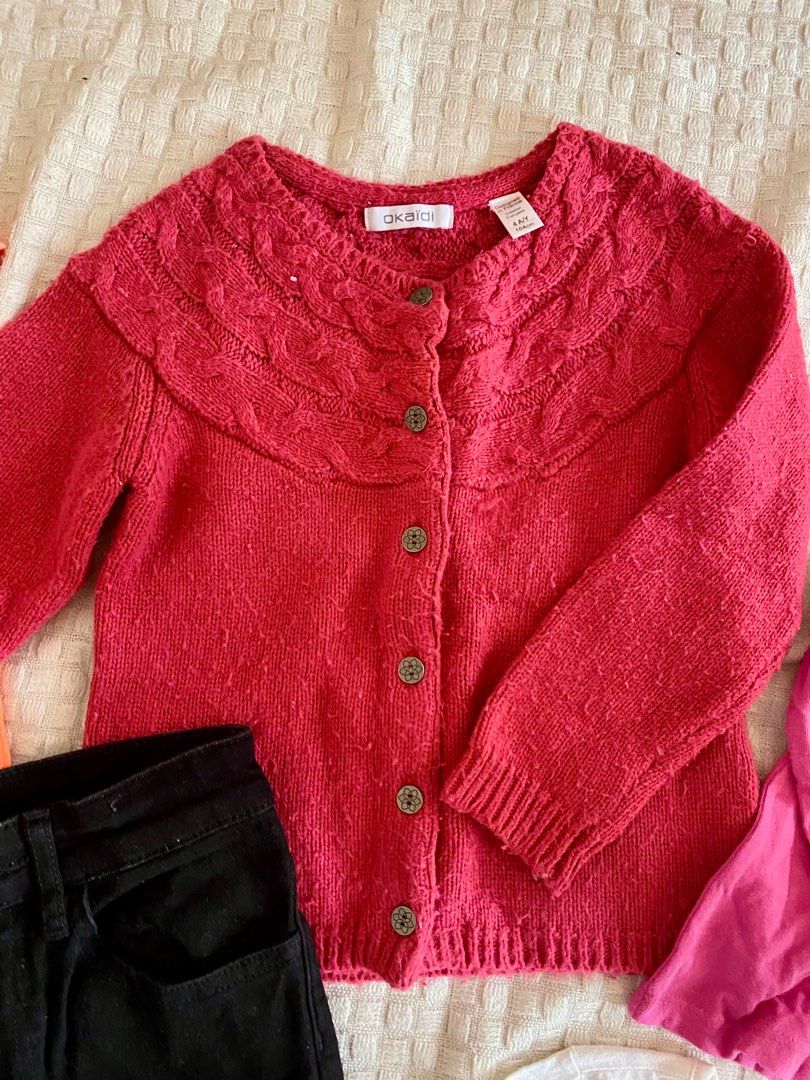 Original Kids' Clothing Set (Branded) (Category: Babies & Kids Fashion) located in Taguig. Submitted by ja.shop (Listing ID 1410243380, Image 2). Description: For ages 3-4 years: Bundle of Branded Kids’ Girl Clothes (Gap, Okaidi, Ralph Lauren) Defect: ralph lauren orange polo shirt with a little faded area.