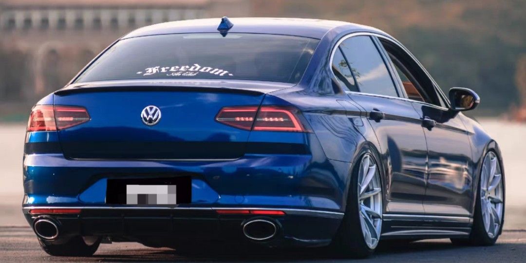 Passat B8 RS Look Rear Diffuser, Car Accessories, Accessories on Carousell