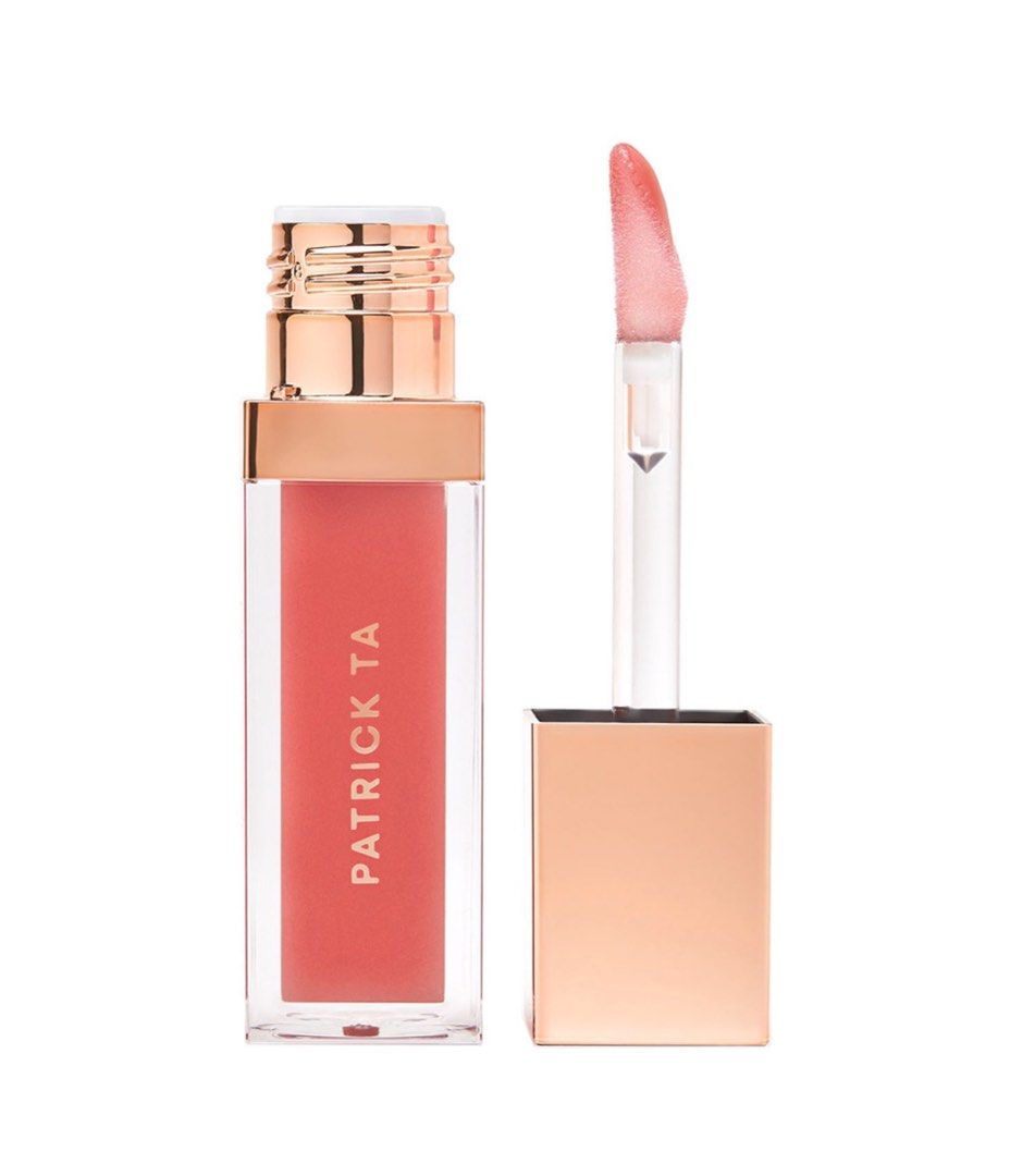 PATRICK TA Major Volume Plumping Gloss (Discounted; near expiry) (Category: Makeup) located in Quezon City. Submitted by stylethrift (Listing ID 1410360436, Image 3). Description: PATRICK TA Major Volume Plumping Gloss 2 shades available: ✨Superficial - 10/2026 (50% off P1k) ✨ 2 CCs - 11/2027 (regular price P2k) Brand new. Bought from Sephora SG.