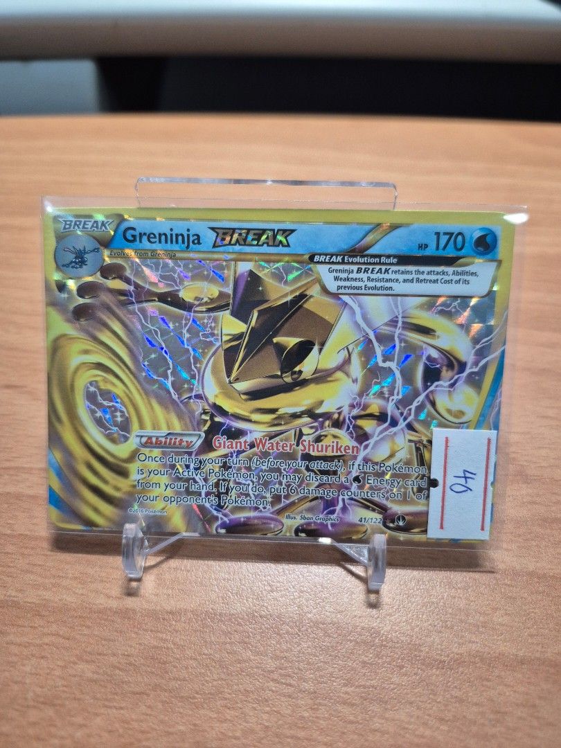 Pokemon Greninja Break XY Breakpoint 41/122 English Card, Hobbies & Toys,  Toys & Games on Carousell