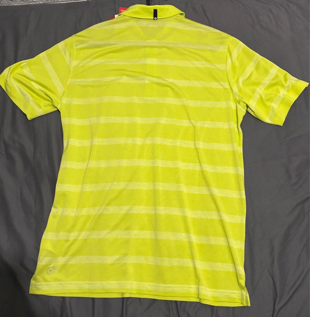 Puma Performance Fit Polo Shirt - Size L (Category: Tshirts & Polo Shirts ) located in Makati City. Submitted by nik0535 (Listing ID 1410309451, Image 3). Description: - Bright yellow Puma polo shirt - Horizontal stripes - Collared neckline - Short sleeves - Puma logo on chest and sleeve - Performance Fit - Size: L Mode of payment: Gcash/bank transfer Mode of shipping: lalamove/angkas (shouldered by buyer).
