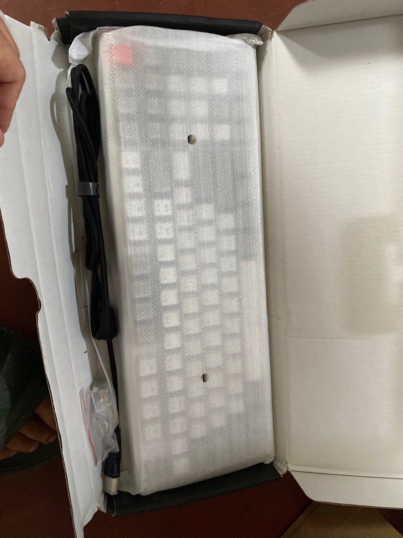 RAKK Ilis Premium Mechanical Keyboard (Category: Computer Keyboard) located in Manila. Submitted by .doms (Listing ID 1410222005, Image 2). Description: - RAKK Ilis mechanical keyboard - Outemu Blue clicky switches - Full NKRO - Premium PBT keycaps - Customizable RGB backlighting - 50 million keystroke lifespan - Ideal for gamers and typists.