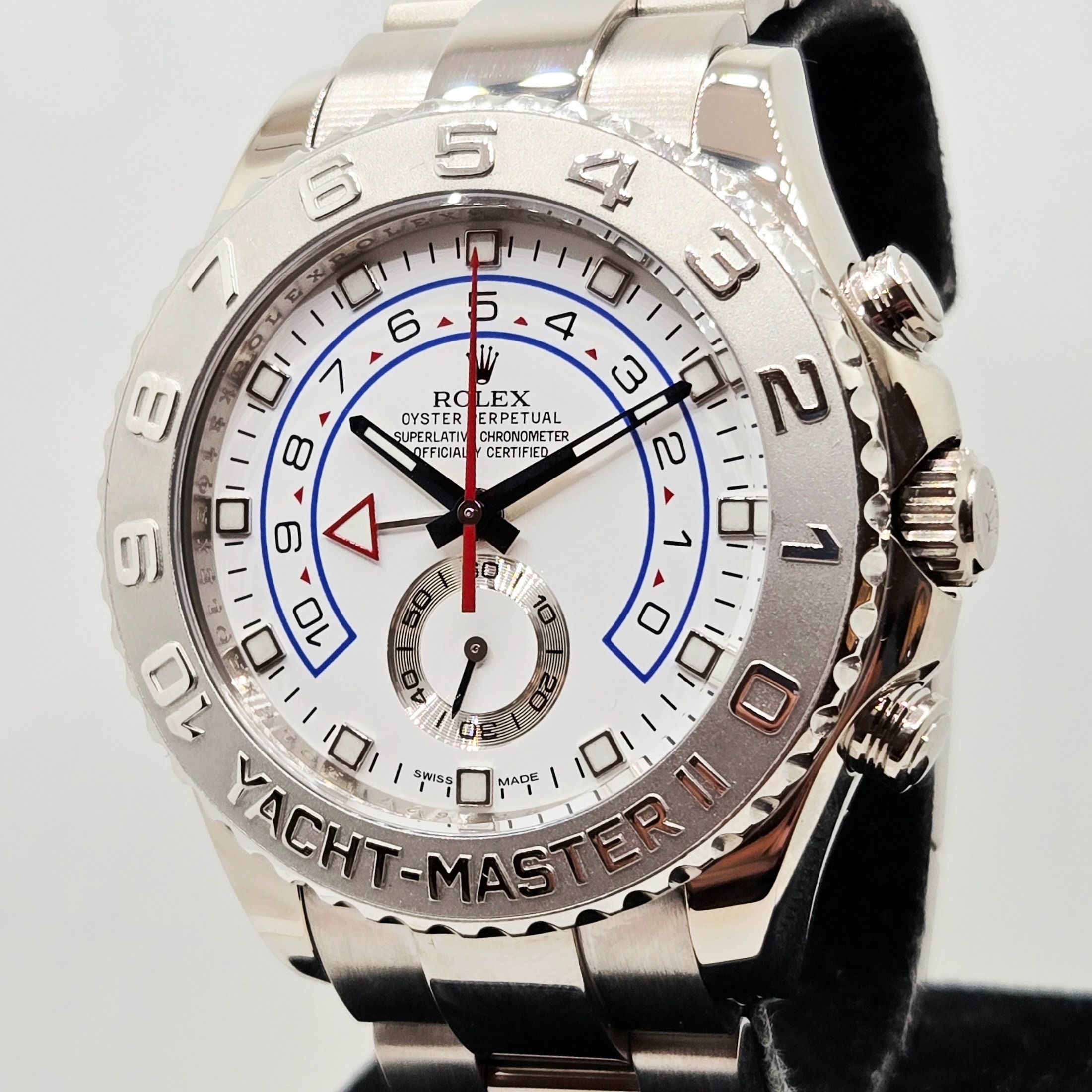 Rolex Yacht-Master 2 (116689) (Category: Watches) located in Singapore. Submitted by thewatchroom (Listing ID 1410271930, Image 3). Description: Join us on tele-gram for more exclusive deals t.me/thewatchroombencoolensg Rolex 116689 V Series Dated 2015 Come with Box , Cert and 1 Year inhouse Warranty Pm or text me @88693811 if interested.