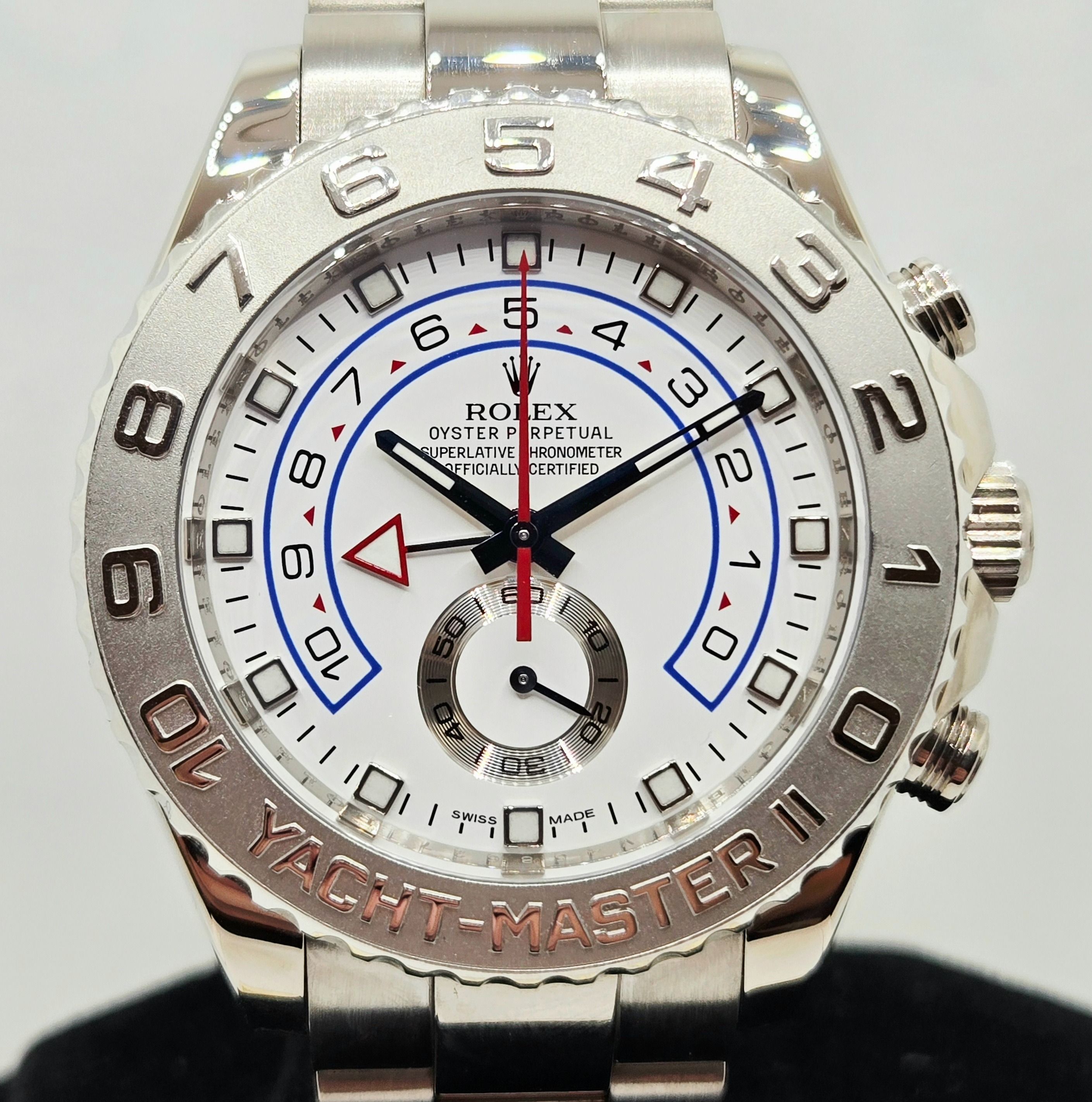 Rolex Yacht-Master 2 (116689) (Category: Watches) located in Singapore. Submitted by thewatchroom (Listing ID 1410271930, Image 1). Description: Join us on tele-gram for more exclusive deals t.me/thewatchroombencoolensg Rolex 116689 V Series Dated 2015 Come with Box , Cert and 1 Year inhouse Warranty Pm or text me @88693811 if interested.