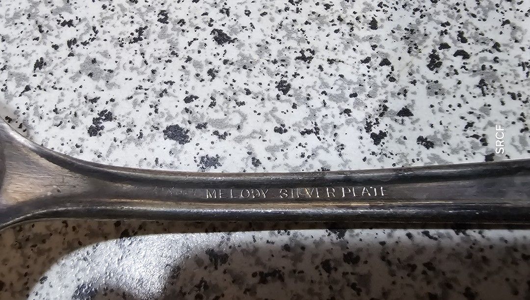 Silver Cutlery (Category: Dinnerware & Cutlery) located in Quezon City. Submitted by geminimomma2 (Listing ID 1385258330, Image 3). Description: Antique silver plated cutlery Brand: Melody Lot consists of: 6 fork pair of serving spoon & fork 5 spoon butter knife soup ladle 6 tablespoon cake server Best offer....