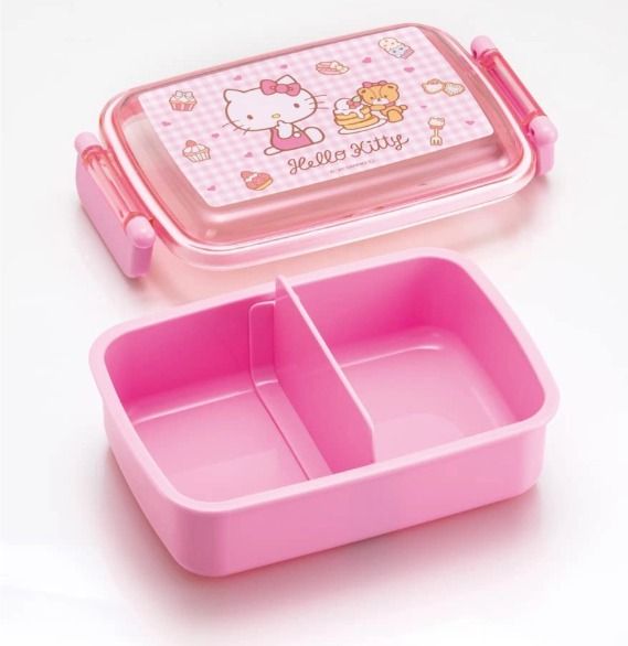 Skater Hello Kitty 450mlLunch Box (Category: Food Organization & Storage) located in Bacoor. Submitted by japanice_aniks (Listing ID 1410234002, Image 2). Description: **FIXED PRICE** - Lovely pink color - Approximately 450ml capacity - Includes a divider - Dimensions: 17cm x 10.6cm x 6cm - Made in Japan MOP: BPI | BDO | GCash | GoTyme.