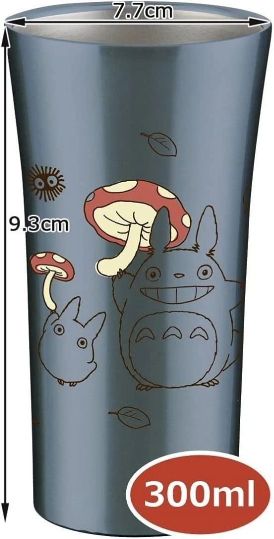 Skater Studio Ghibli Totoro Stainless Cup 300ml (Category: Water Bottles & Tumblers) located in Bacoor. Submitted by japanice_aniks (Listing ID 1410234875, Image 2). Description: **FIXED PRICE* - Skater Studio Ghibli Totoro Stainless Cup - Features a delightful Totoro and forest friends design. - Made of durable stainless steel. - Holds 300ml of your favorite beverage. - Keeps drinks at the desired temperature. - Perfect for everyday use or as a 