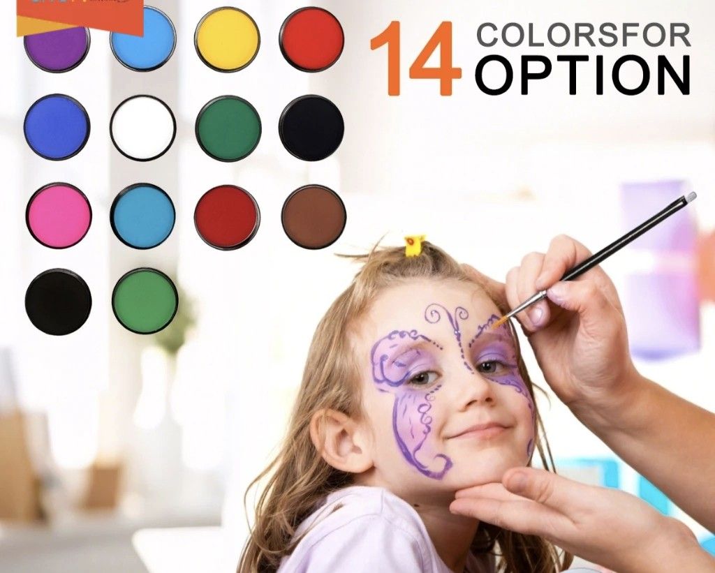 Trinity Classic Face & Body Paint (Category: Makeup) located in Bacoor. Submitted by bigdaddy1027 (Listing ID 1410308674, Image 1). Description: face and body paint 60 grams available in different colors water based non toxic.