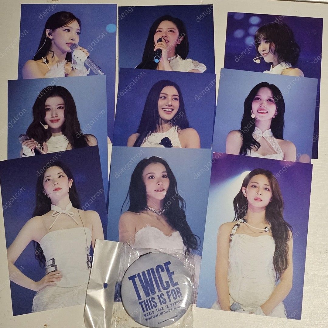 TWICE THIS IS FOR Bangkok VIP Package (Category: Events Tickets) located in Pateros City. Submitted by dengatron (Listing ID 1410314906, Image 1). Description: WTS/LFB Twice This Is For in Bangkok VIP gift package -9 postcards -clamshell facial mirror All legit. I attended D-2 of Bangkok concert (Dec 14, 2025), can send proofs RFS: additional funds for my sick dog 😢 Location: Pateros Can ship via Grab/Lalamove/J&T Payment first policy. No paymen