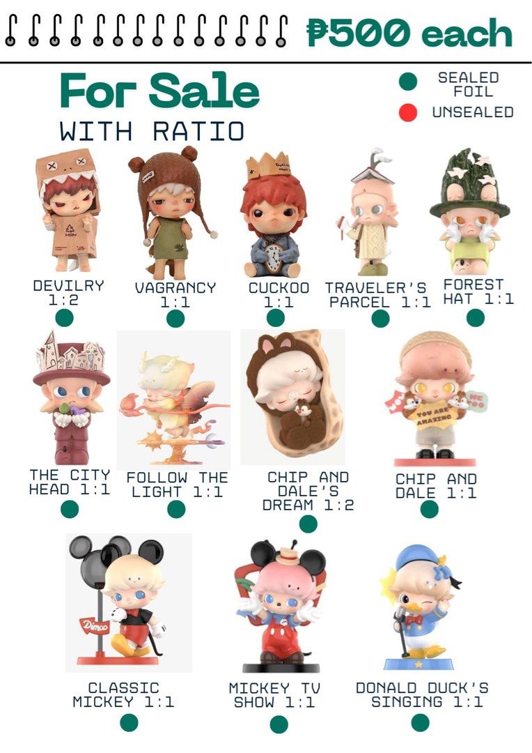 Hirono/Molly/Dimoo Decluttering Sale (Category: Designer & Blind Box Toys) located in Angeles City. Submitted by rdo03 (Listing ID 1410323462, Image 1). Description: 📌Price Negotiable for sure buyers ON HAND 📍 Pampanga(Telabastagan) 📌Condition: Sealed Foil, complete box, card & foil; box opened. 📌Modes of Payment: GCash/Maya 📌Modes of Delivery: J&T /Lalamove(SDD)/ Meet up SMT/HRP or Scheduled Meet up SM North/Trinoma/Gateway Mall 📌Open for 
