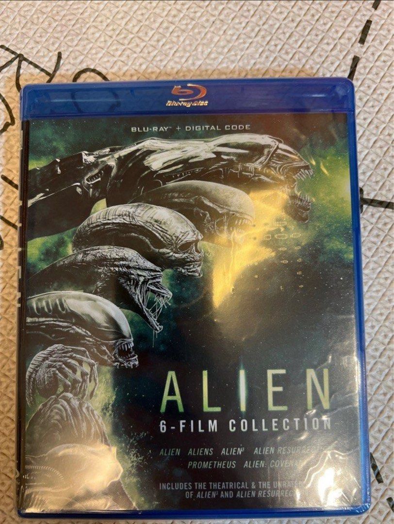 Alien 6-movie Blu-Ray collection, Hobbies & Toys, Music & Media, CDs ...