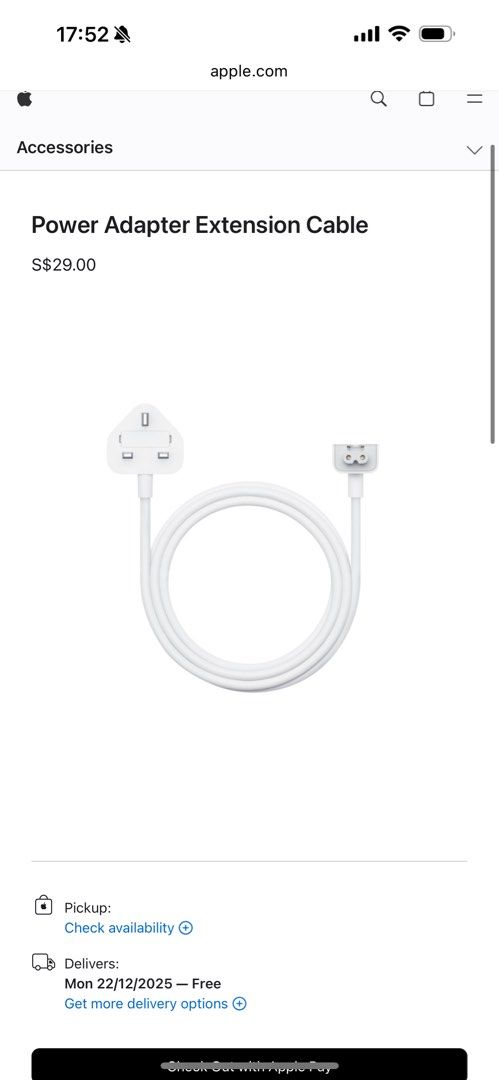 100 pcs Apple MagSafe Adapter Extension Cable for MacBook, iPad and iPhone 406052704271083521