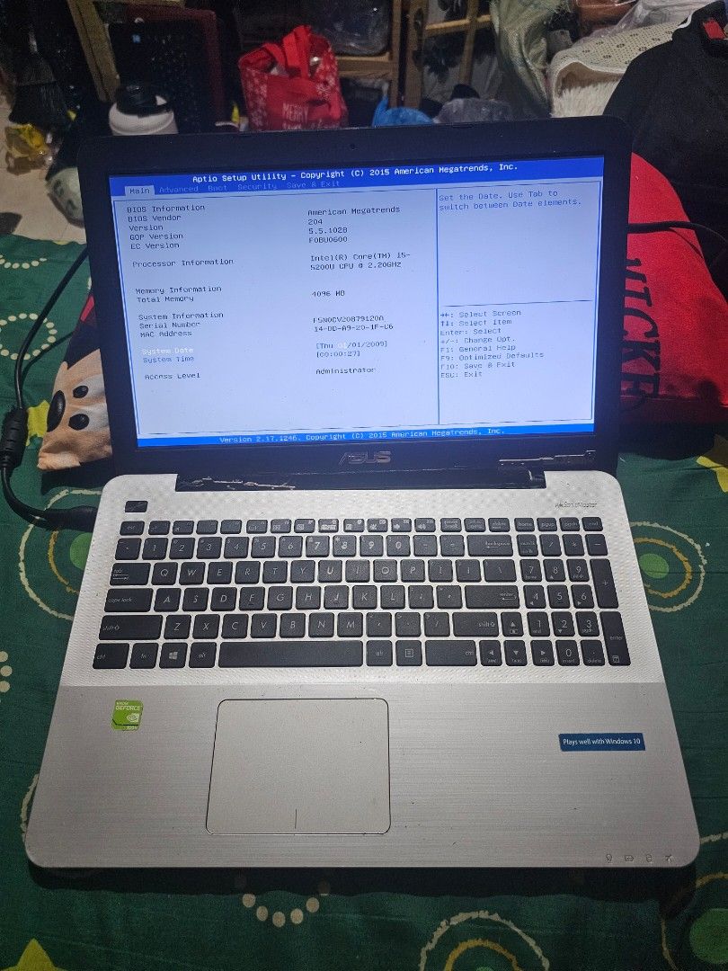 Asus X555L i5 5th gen with gpu (Category: Laptops & Notebooks) located in Bacoor. Submitted by ginaxis15 (Listing ID 1410497756, Image 1). Description: DEFECTIVE MAGBASA Asus X555L Last price: 1500 issue: sira kaha, plug and play Good board kita naman buhay Good keyboard Good lcd unit only for pickup molino bacoor cavite 09911820458.