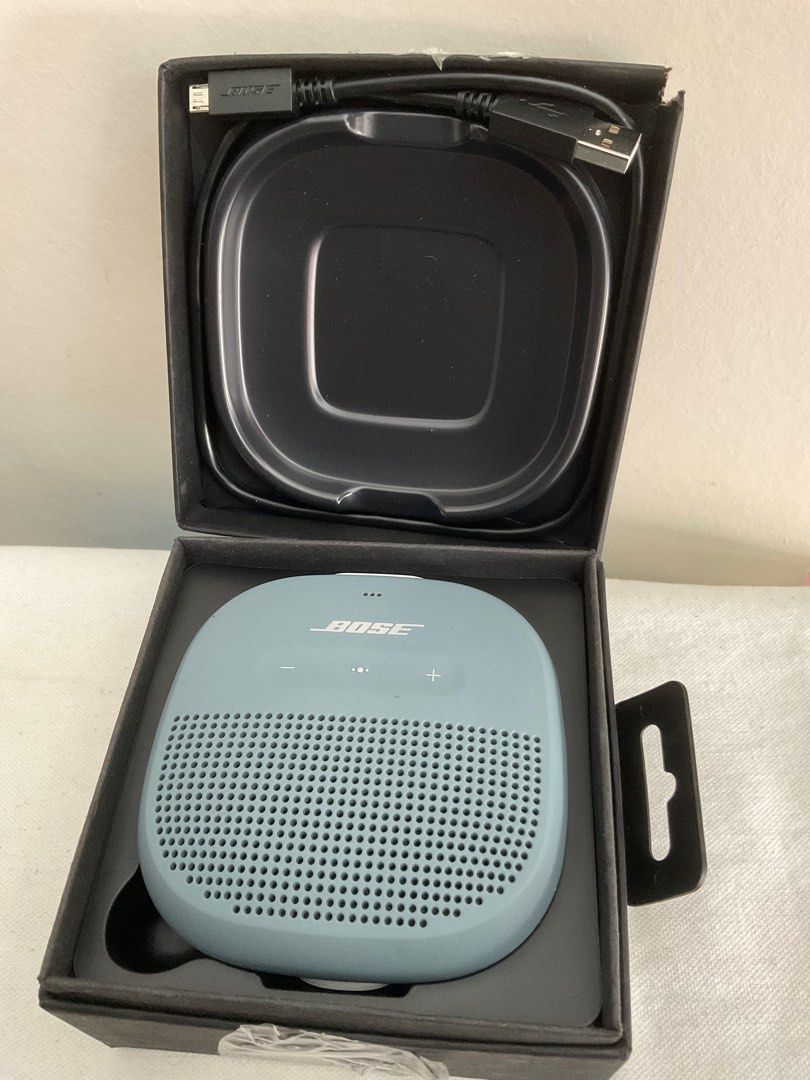Bose SoundLink Micro Bluetooth Speaker: Small Portable Waterproof Speaker (Category: Soundbars, Speakers & Amplifiers) located in Manila. Submitted by 2025.gadgetspot (Listing ID 1410479789, Image 3). Description: FS/ LFB: Bose SoundLink Micro Bluetooth Speaker: Small Portable Waterproof Speaker orig price: 6,392 selling for: 4,500 - UNSEALED - honest issue: faded in the strap of the speaker overall still good as new - authentic bose from US - sl