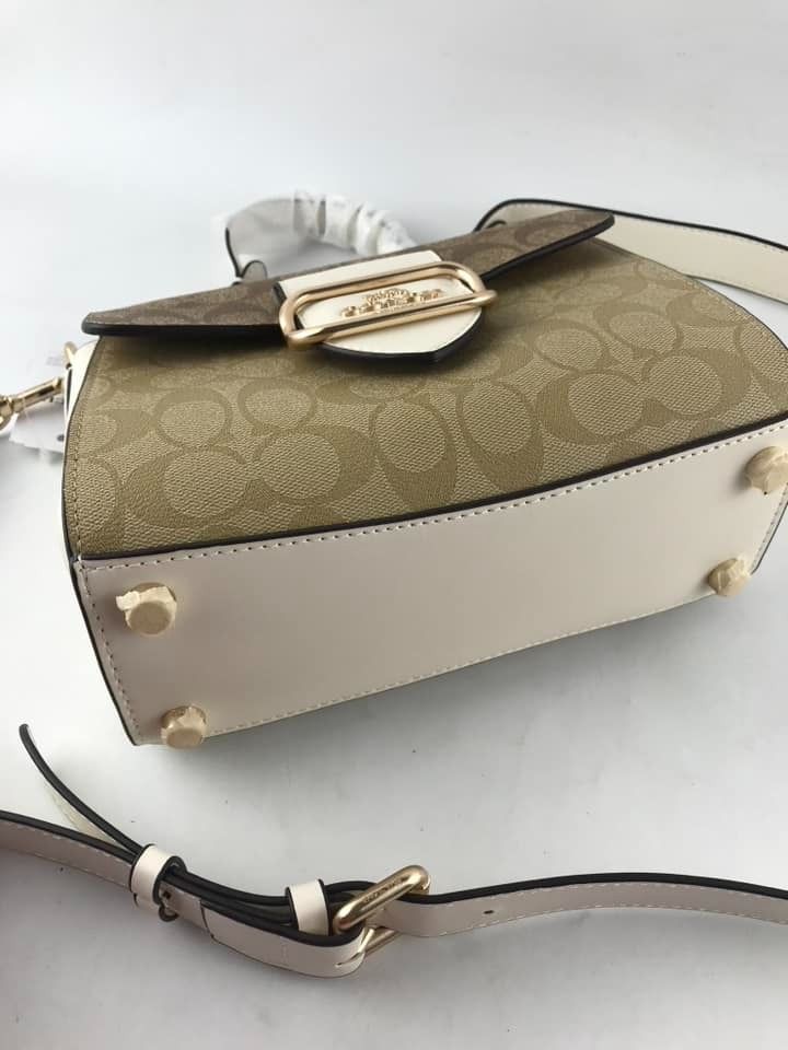 Coach Morgan Top Handle Crossbody Bag (Category: Luxury Bags & Wallets) located in Manila. Submitted by msddirectfactoryoutlet (Listing ID 1410407569, Image 3). Description: Size MORGAN TOP HANDLE 8 1/4" (L) x 6 1/4" (H) x 4 1/4" (W) .