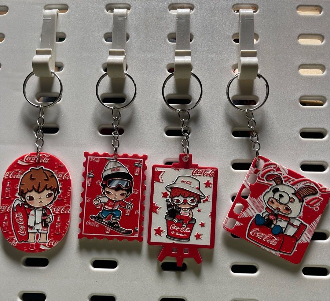 Coca-Cola Hirono Keychains | per piece (Category: Character Goods) located in Pinamalayan. Submitted by bookscaped (Listing ID 1410474270, Image 3). Description: Coca-cola x Hirono collaboration .