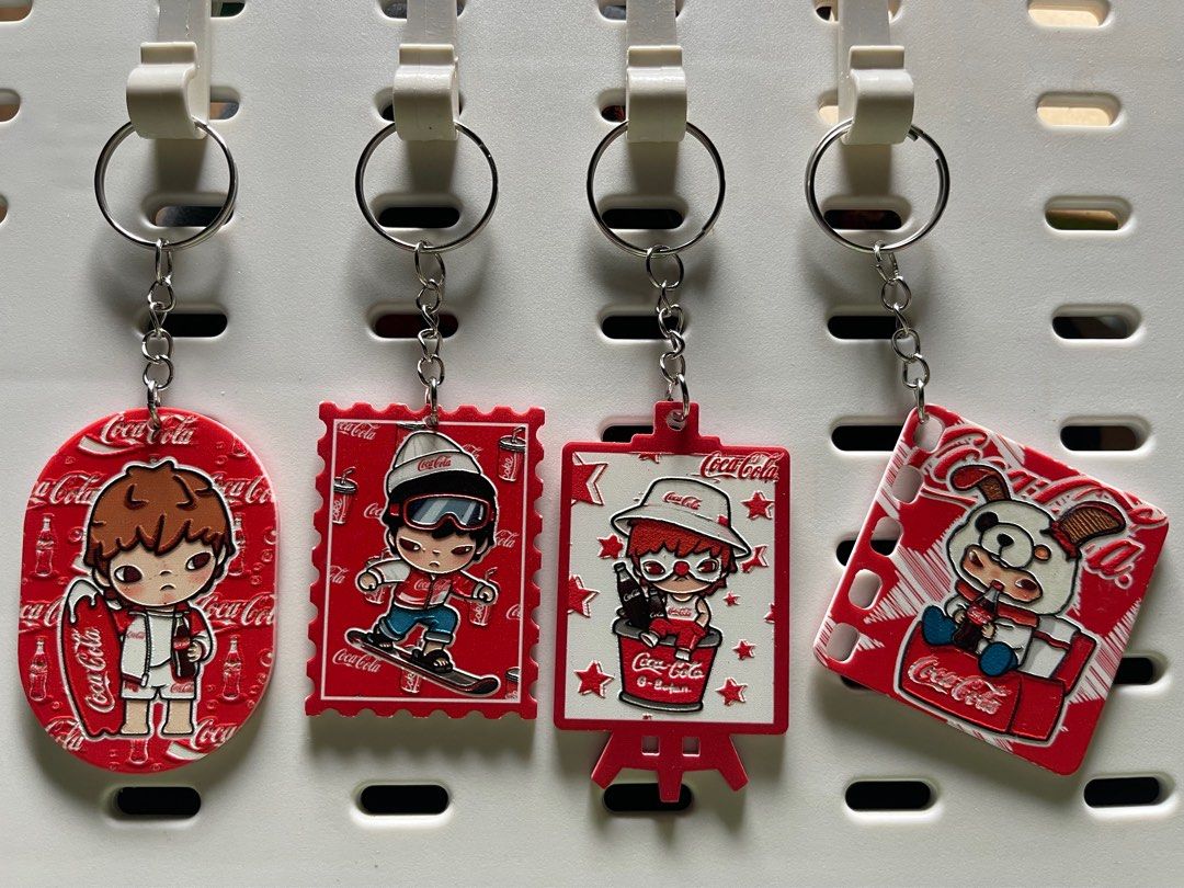 Coca-Cola Hirono Keychains | per piece (Category: Character Goods) located in Pinamalayan. Submitted by bookscaped (Listing ID 1410474270, Image 2). Description: Coca-cola x Hirono collaboration .