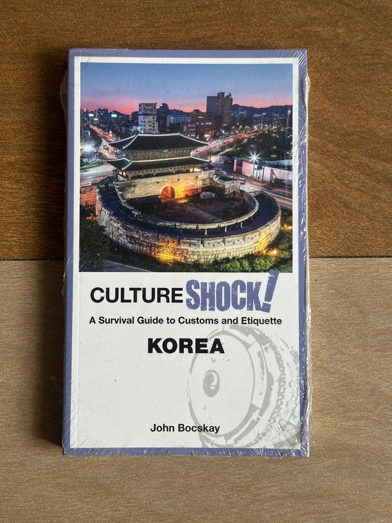 Culture Shock - Korea (Category: Storybooks) located in Manila. Submitted by fuzzyeyebrows (Listing ID 1410428727, Image 1). Description: - Culture Shock - Korea: A Survival Guide To Customs and Etiquette - Brand new and sealed - Perfect for travelers to South Korea - Learn about local customs and etiquette - Prepare for your trip with this informative guide.