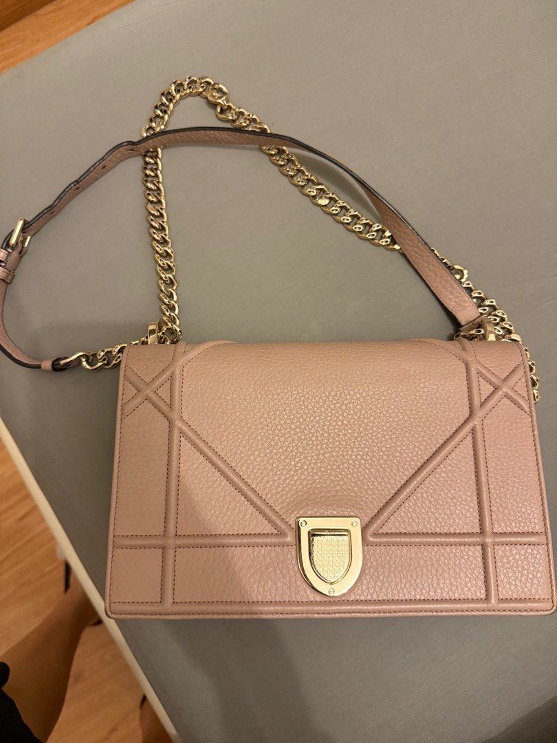 Dior Diorama Shoulder Bag (Category: Luxury Bags & Wallets) located in Taguig. Submitted by baghabitmnl (Listing ID 1410405667, Image 2). Description: Christian Dior Diorama bag Medium size Complete with card, receipt and dust bag Like a Chanel le boy bag.