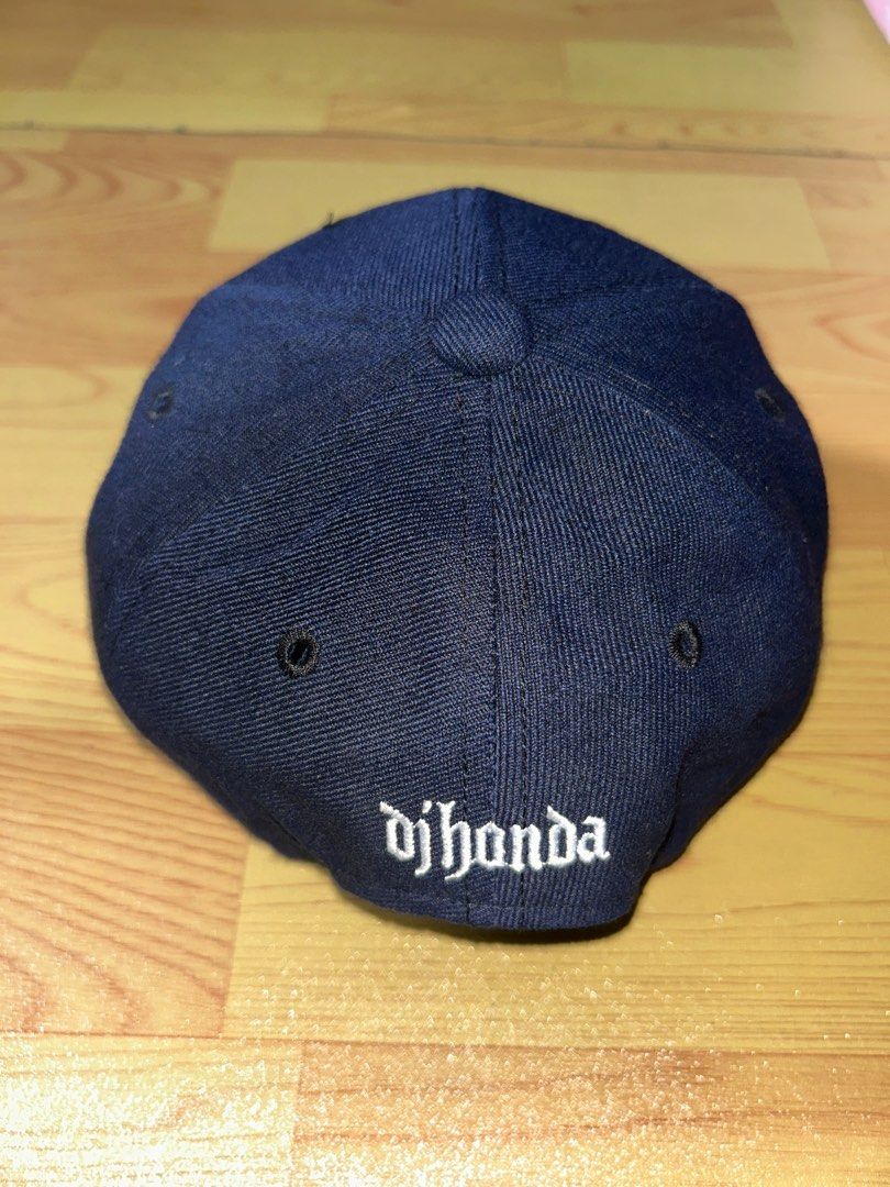 DJ Honda snapback cap (Category: Caps & Hats) located in Dinalupihan. Submitted by dtown_vintage2110 (Listing ID 1410443225, Image 2). Description: DJ Honda Snapback Acrylic Wool Navy blue dome Black brim No issue.